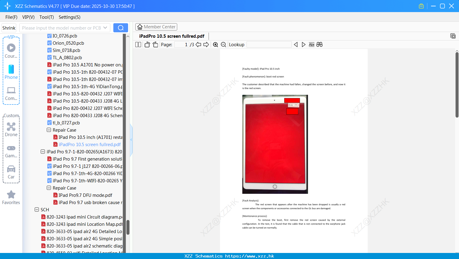 IPadPro 10.5 Screen Fullred